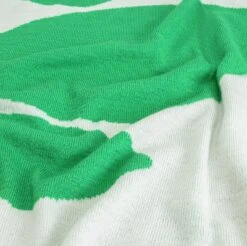 Habitat Floral Pattern Knit Throw - White & Green -125x150cm 11 Habitat Floral Pattern Knit Throw - White & Green -125x150cm -Bedding Promotion Store 1953716 R Z003A