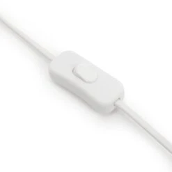 Habitat Rahnn Confetti Glass Table Lamp - White -Bedding Promotion Store 1970421 R Z004A