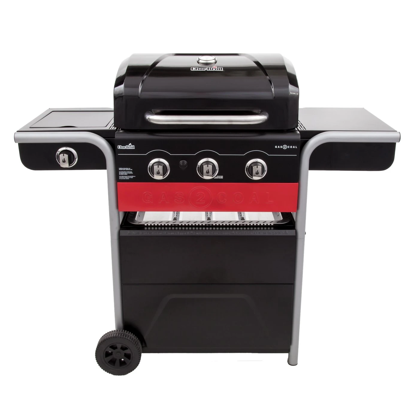 Char-Broil 3 Burner Gas And Charcoal BBQ 3 Char-Broil 3 Burner Gas And Charcoal BBQ