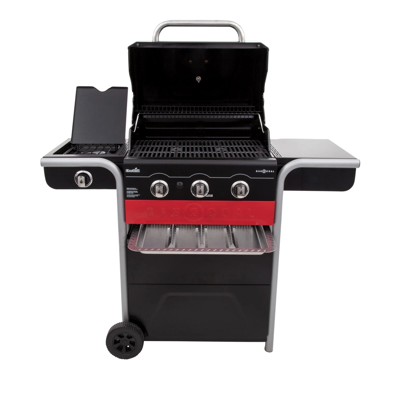 Char-Broil 3 Burner Gas And Charcoal BBQ 4 Char-Broil 3 Burner Gas And Charcoal BBQ - Image 2