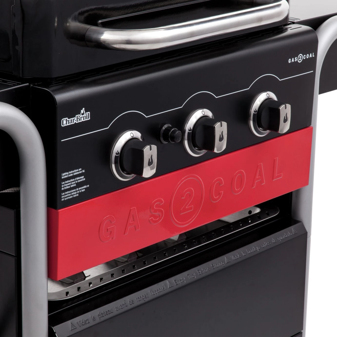 Char-Broil 3 Burner Gas And Charcoal BBQ 5 Char-Broil 3 Burner Gas And Charcoal BBQ - Image 3