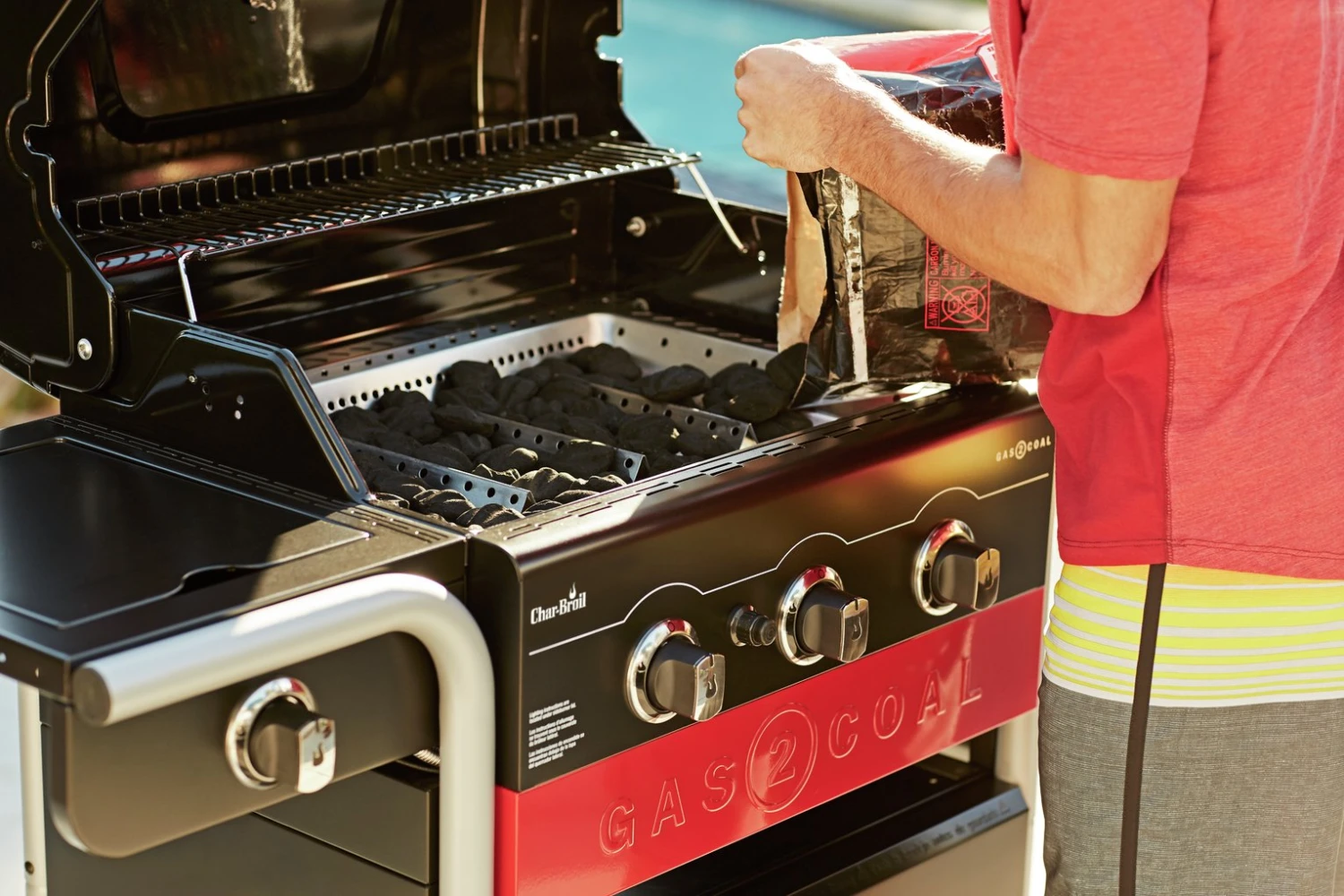 Char-Broil 3 Burner Gas And Charcoal BBQ 17 Char-Broil 3 Burner Gas And Charcoal BBQ - Image 15