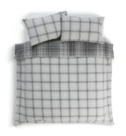 Habitat Grey Brushed Check Bedding Set - Single 13 Habitat Grey Brushed Check Bedding Set - Single -Bedding Promotion Store 2019350 R Z003A