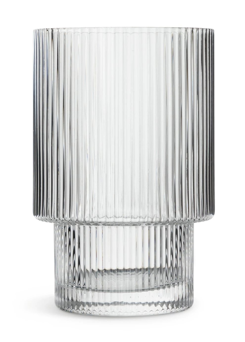 Habitat Ribbed Set Of 4 Tumbler Glasses 5 Habitat Ribbed Set Of 4 Tumbler Glasses - Image 3