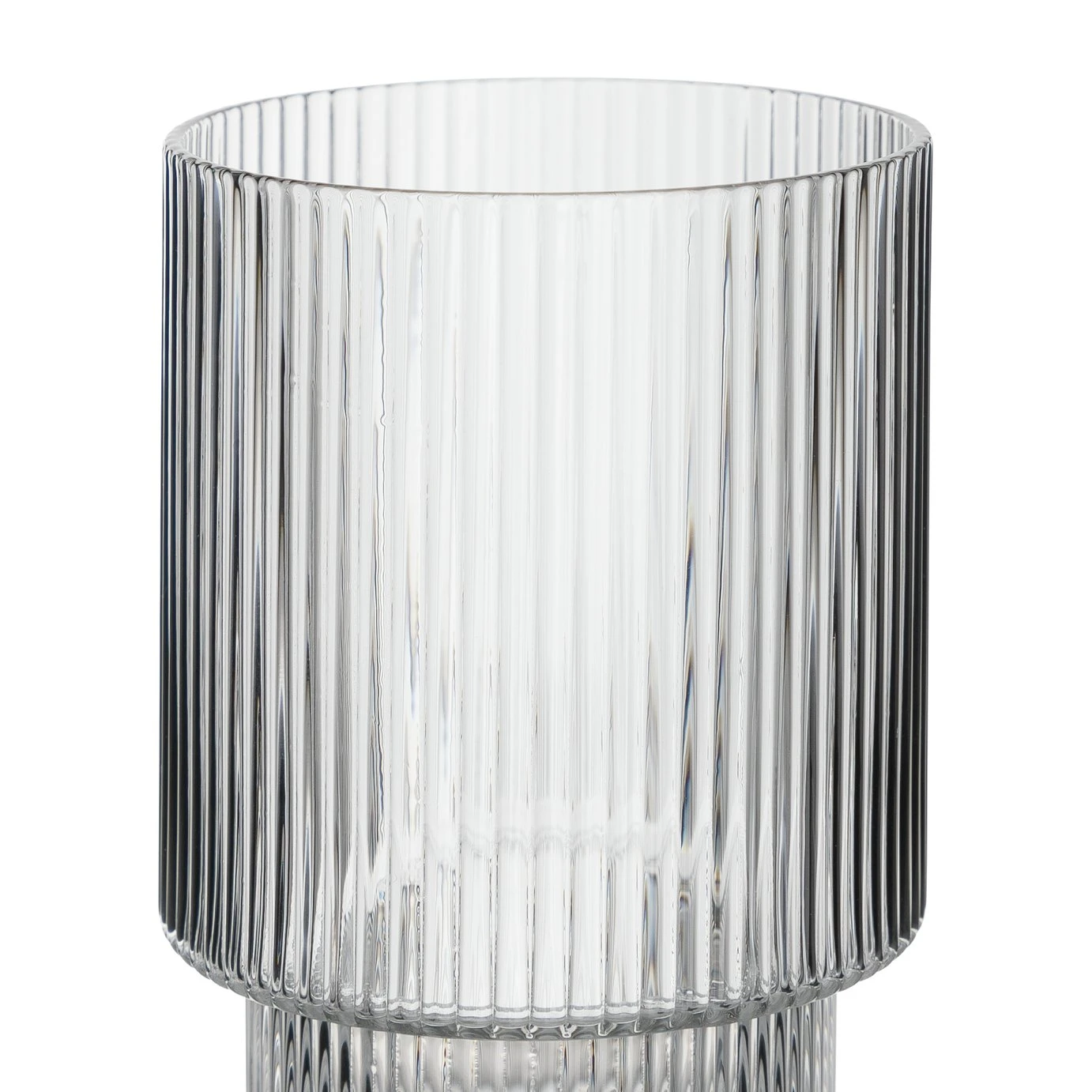 Habitat Ribbed Set Of 4 Tumbler Glasses 6 Habitat Ribbed Set Of 4 Tumbler Glasses - Image 4