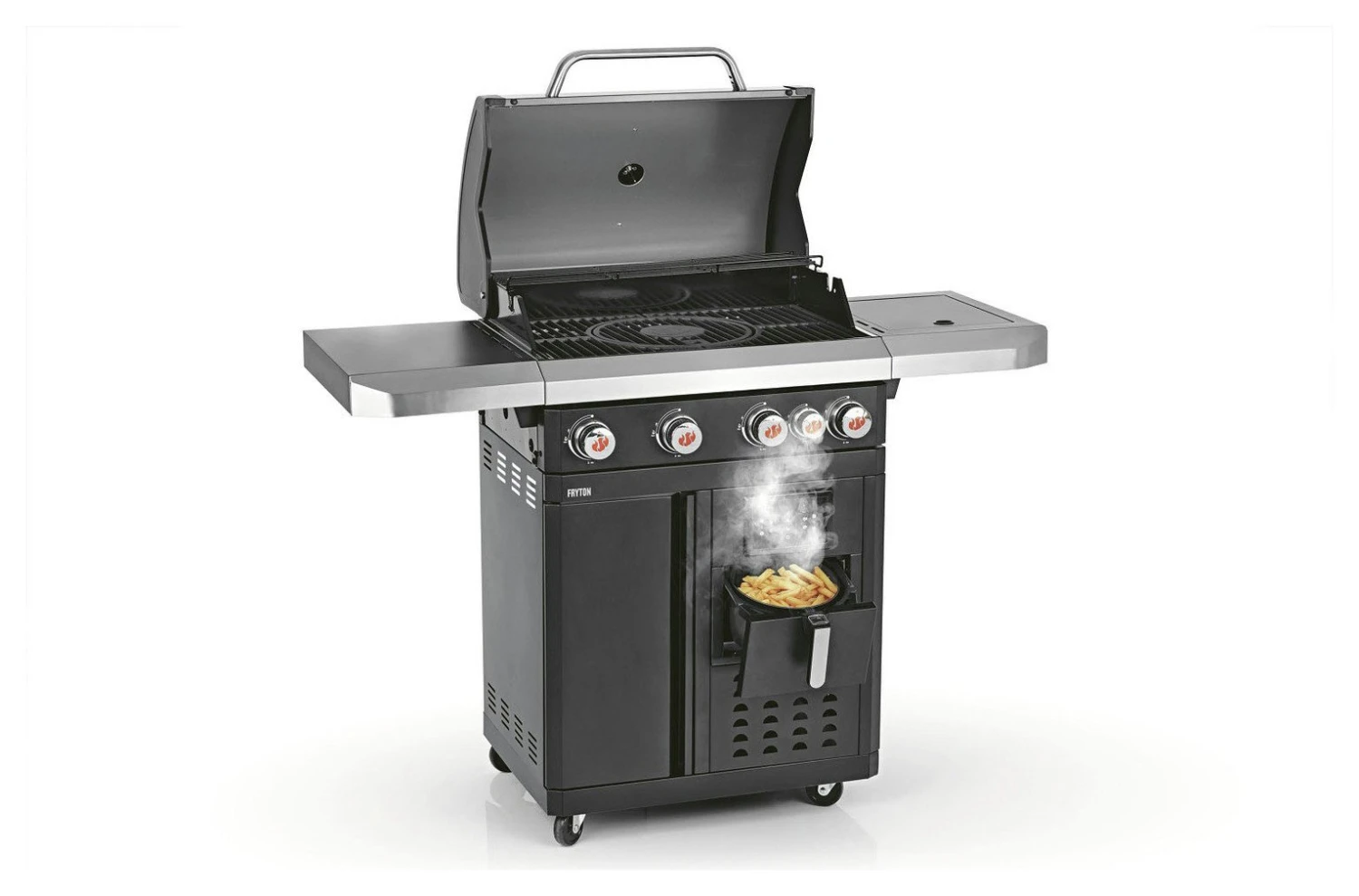 LANDMANN Fryton CooK 4 Burner Gas BBQ With 3.5l Air Fryer 3 LANDMANN Fryton CooK 4 Burner Gas BBQ With 3.5l Air Fryer