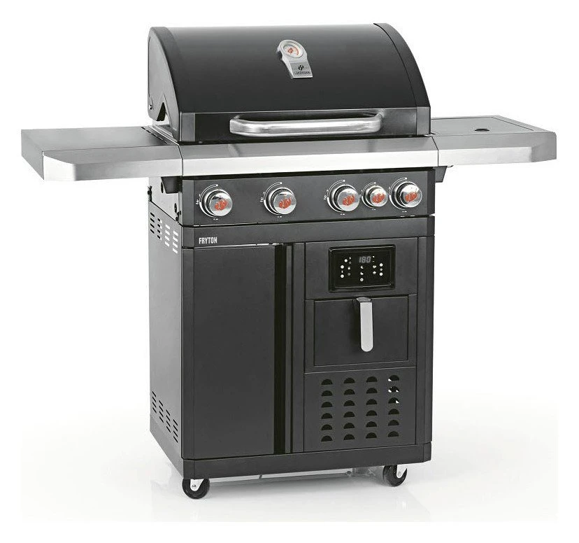 LANDMANN Fryton CooK 4 Burner Gas BBQ With 3.5l Air Fryer 4 LANDMANN Fryton CooK 4 Burner Gas BBQ With 3.5l Air Fryer - Image 2