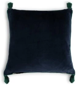 Habitat Botanical Print Velvet Cushion - Multi - 43x43cm -Bedding Promotion Store 2062840 R Z003A