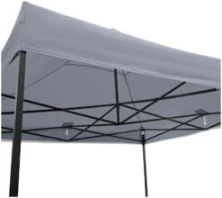 All Seasons 3m X 3m Garden Pop Up Gazebo - Metallic Grey -Bedding Promotion Store 2063052 R Z003A