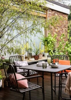 Habitat Indu 4 Seater Metal Patio Set - Black 17 Habitat Indu 4 Seater Metal Patio Set - Black -Bedding Promotion Store 2063746 R Z005C