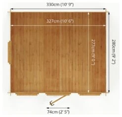 Mercia Kielder Log Cabin - 3.5x3 21 Mercia Kielder Log Cabin - 3.5x3 -Bedding Promotion Store 2065593 R Z010A