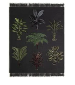 Habitat Graphic Palm Printed Throw - Black - 125X150cm 11 Habitat Graphic Palm Printed Throw - Black - 125X150cm -Bedding Promotion Store 2067869 R Z004A