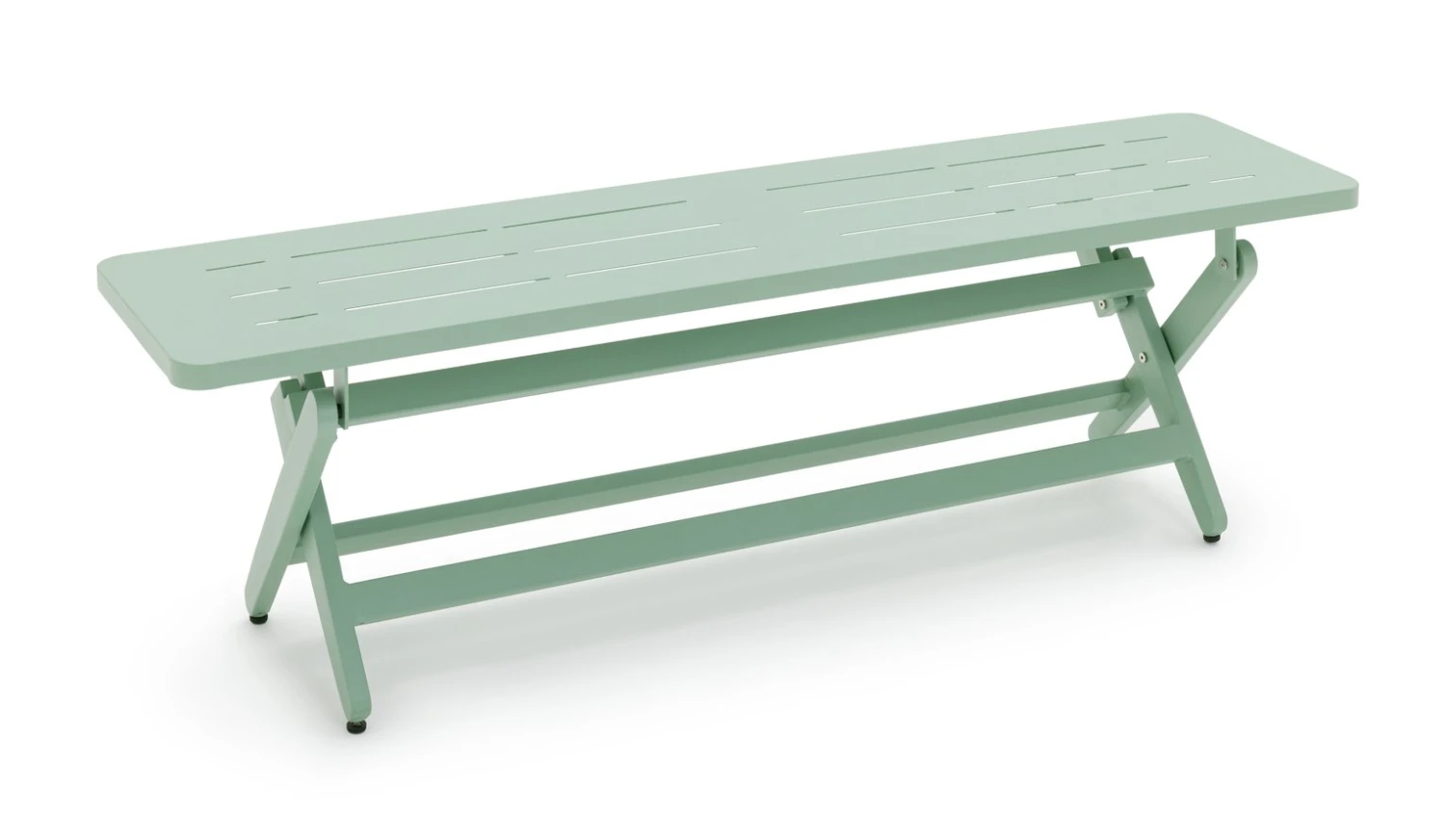 Habitat Folding 4 Seater Steel Dining Set - Green 8 Habitat Folding 4 Seater Steel Dining Set - Green - Image 6