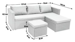 Habitat 4 Seater Rattan Effect Garden Sofa Set - Grey 17 Habitat 4 Seater Rattan Effect Garden Sofa Set - Grey -Bedding Promotion Store 2070739 R E001
