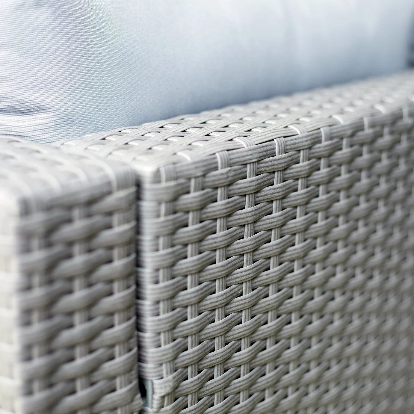 Habitat 4 Seater Rattan Effect Garden Sofa Set - Grey 14 Habitat 4 Seater Rattan Effect Garden Sofa Set - Grey - Image 12