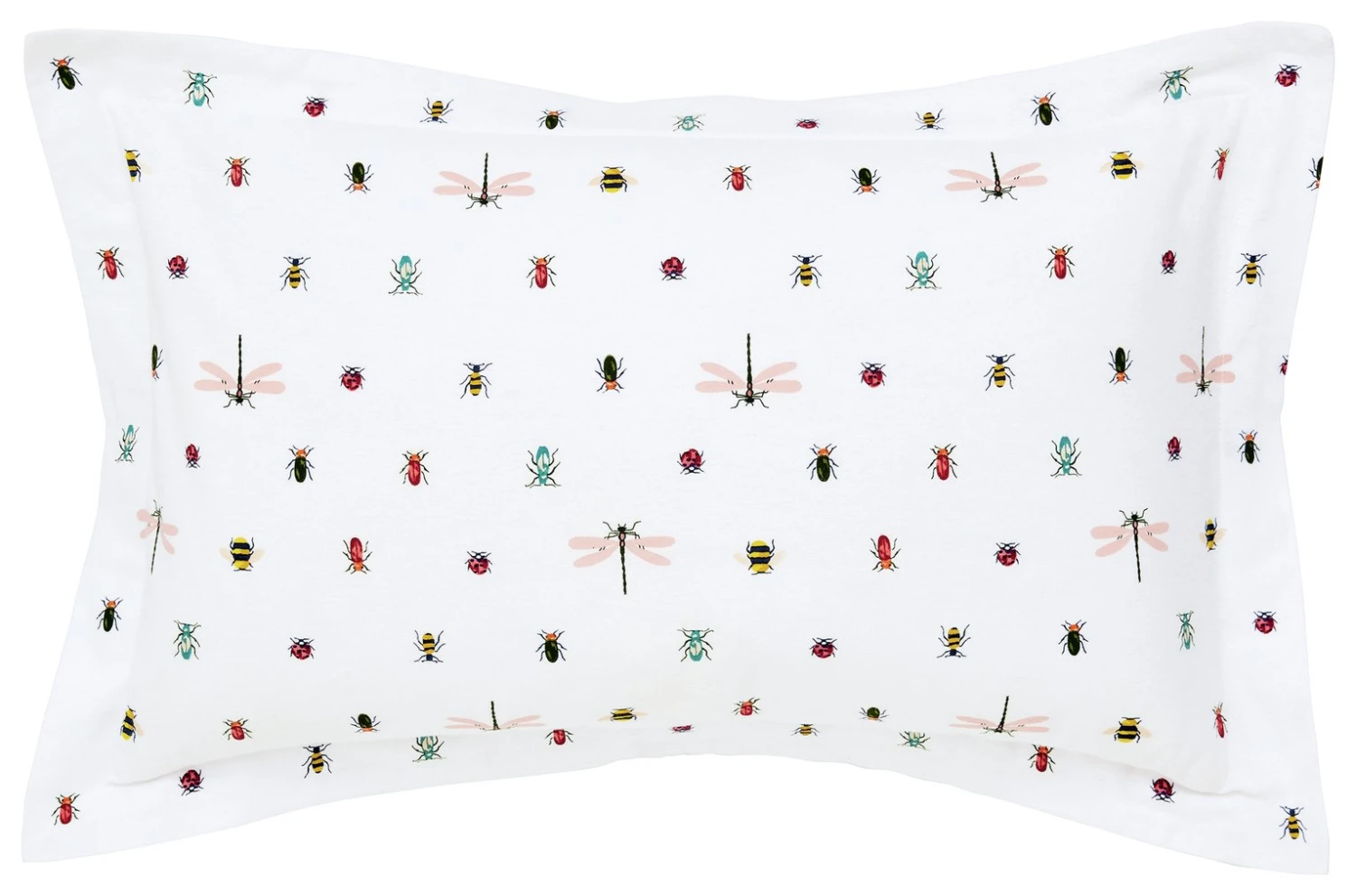 Joules Cotton Botanical Bugs White Bedding Set - Single 5 Joules Cotton Botanical Bugs White Bedding Set - Single - Image 3