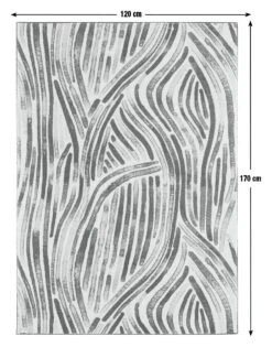 Habitat Herbalist Flatweave Rug - 120X170cm - Blue & White -Bedding Promotion Store 2076685 R E001