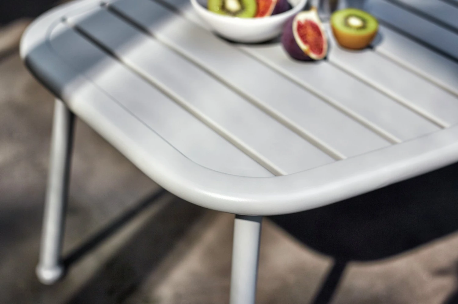 Habitat Nordic 4 Seater Rattan Garden Bistro Set - Grey 7 Habitat Nordic 4 Seater Rattan Garden Bistro Set - Grey - Image 5