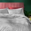 Habitat Plain Velvet Silver Bedding Set - Double 2 Habitat Plain Velvet Silver Bedding Set - Double -Bedding Promotion Store 2159162 R Z001A