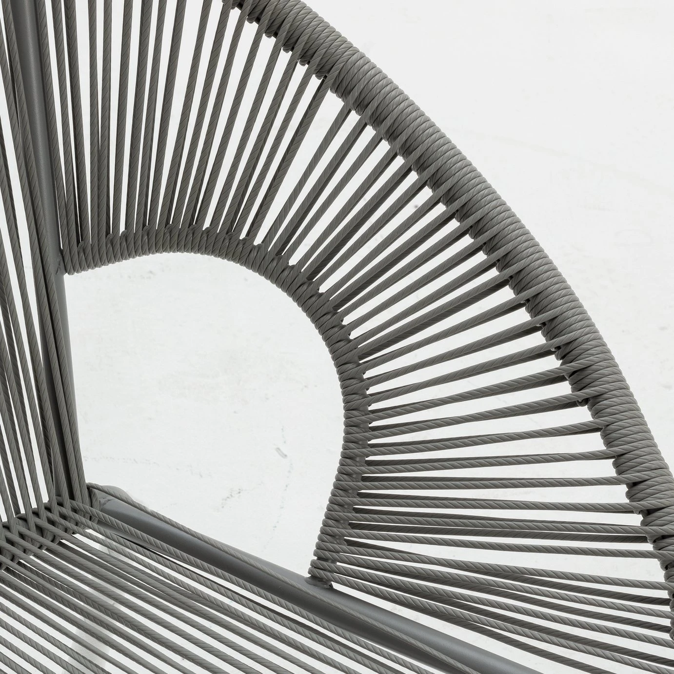 Habitat Nordic Spring Rattan Effect Garden Chair - Grey 5 Habitat Nordic Spring Rattan Effect Garden Chair - Grey - Image 3