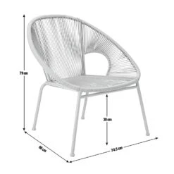 Habitat Nordic Spring Rattan Effect Garden Chair - Grey 11 Habitat Nordic Spring Rattan Effect Garden Chair - Grey -Bedding Promotion Store 2159818 R E001