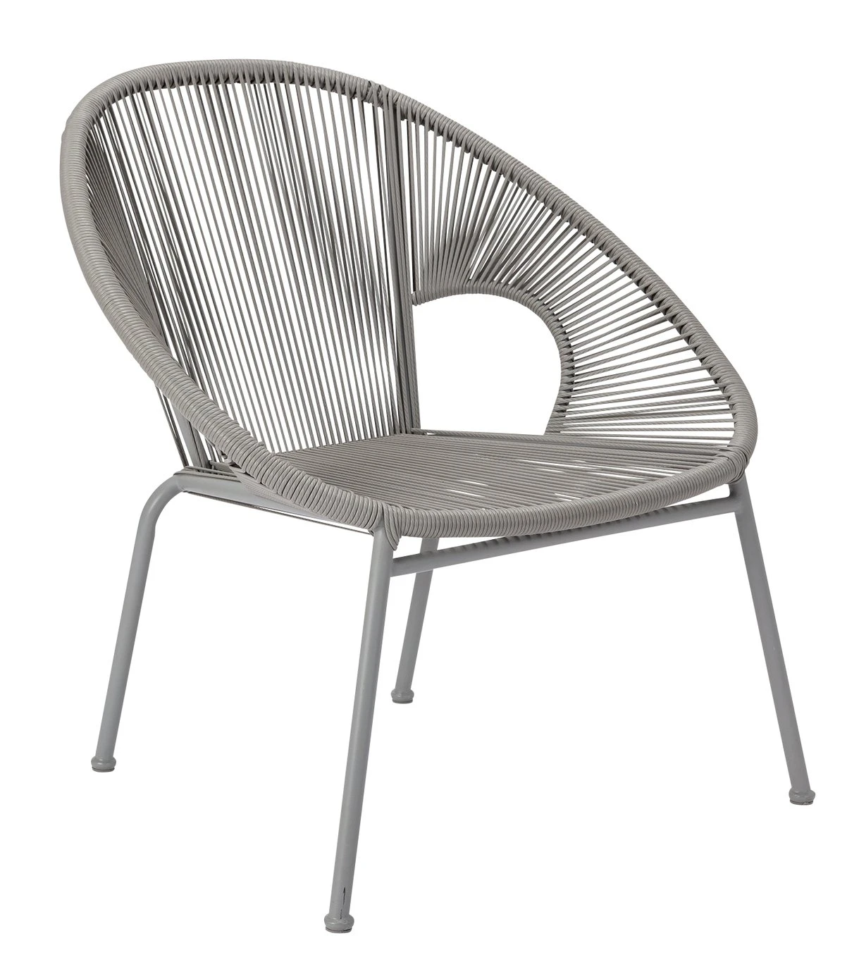 Habitat Nordic Spring Rattan Effect Garden Chair - Grey 3 Habitat Nordic Spring Rattan Effect Garden Chair - Grey