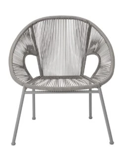Habitat Nordic Spring Rattan Effect Garden Chair - Grey 12 Habitat Nordic Spring Rattan Effect Garden Chair - Grey -Bedding Promotion Store 2159818 R Z002A
