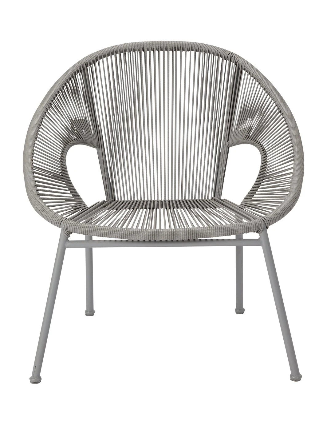 Habitat Nordic Spring Rattan Effect Garden Chair - Grey 7 Habitat Nordic Spring Rattan Effect Garden Chair - Grey - Image 5