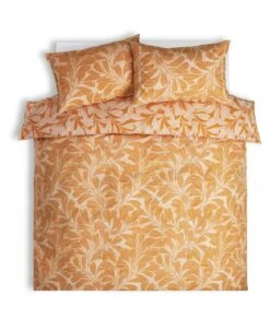 Habitat Cotton Linear Leaf Print Yellow Bedding Set- Single 12 Habitat Cotton Linear Leaf Print Yellow Bedding Set- Single -Bedding Promotion Store 2208972 R Z003A