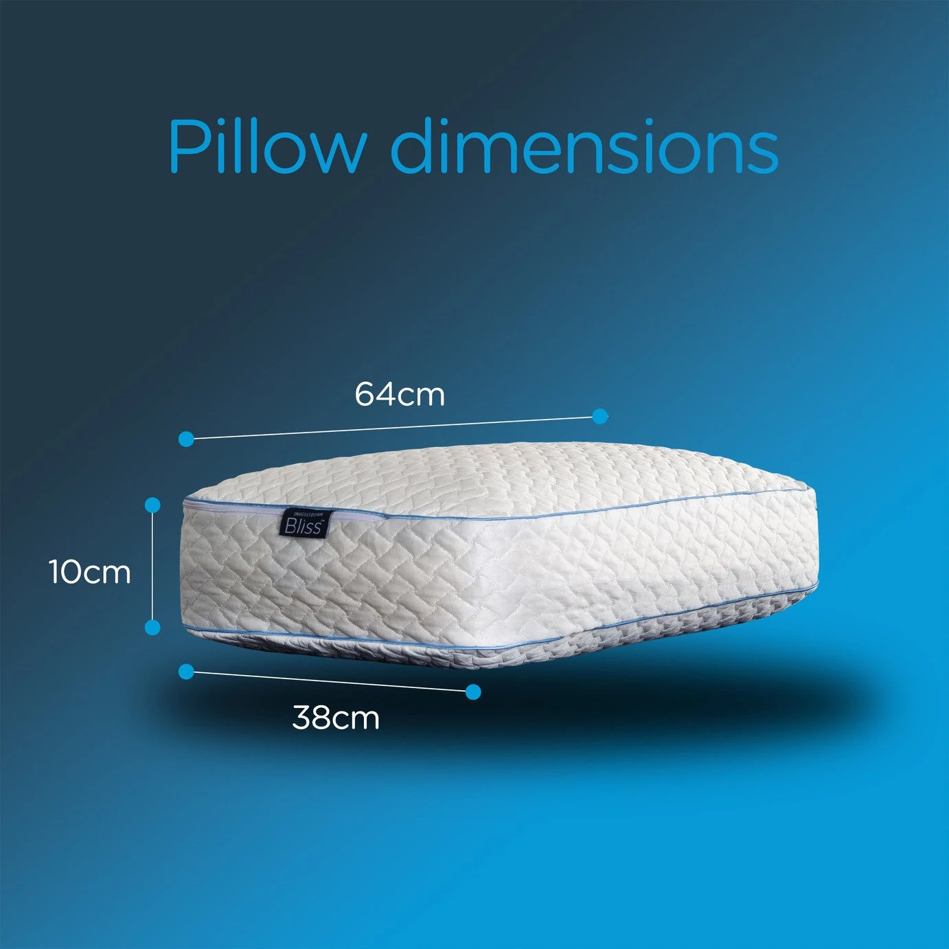 Snuggledown Bliss Cool Touch Memory Foam Firm Pillow 9 Snuggledown Bliss Cool Touch Memory Foam Firm Pillow - Image 7