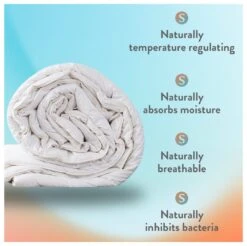 Slumberdown Wonderful Wool Medium Weight Duvet - Single 16 Slumberdown Wonderful Wool Medium Weight Duvet - Single -Bedding Promotion Store 2255097 R Z004A