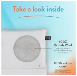 Slumberdown Wonderful Wool Medium Weight Duvet - Single 17 Slumberdown Wonderful Wool Medium Weight Duvet - Single -Bedding Promotion Store 2255097 R Z005A