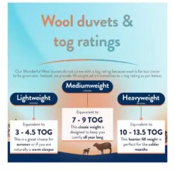 Slumberdown Wonderful Wool Medium Weight Duvet - Single 18 Slumberdown Wonderful Wool Medium Weight Duvet - Single -Bedding Promotion Store 2255097 R Z006A