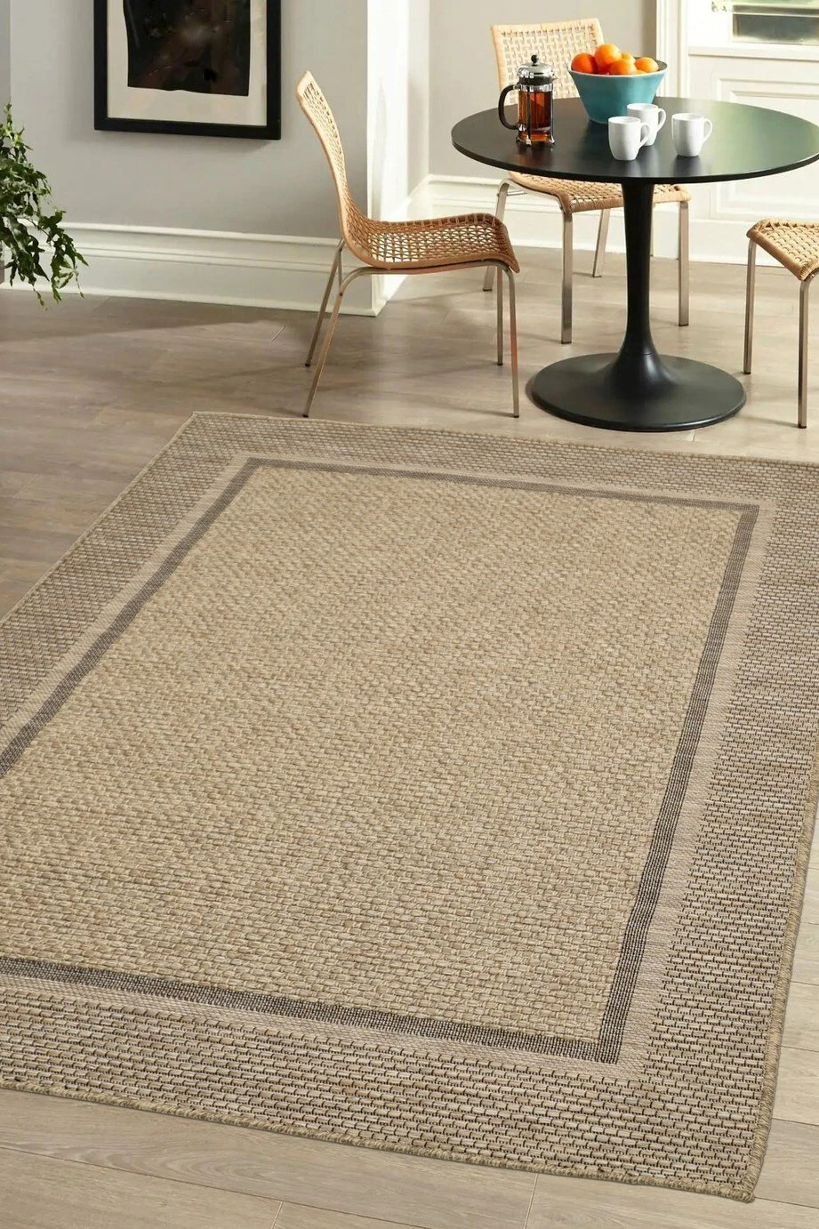 Solstice Latte Indoor Outdoor Rug 4 Solstice Latte Indoor Outdoor Rug - Image 2