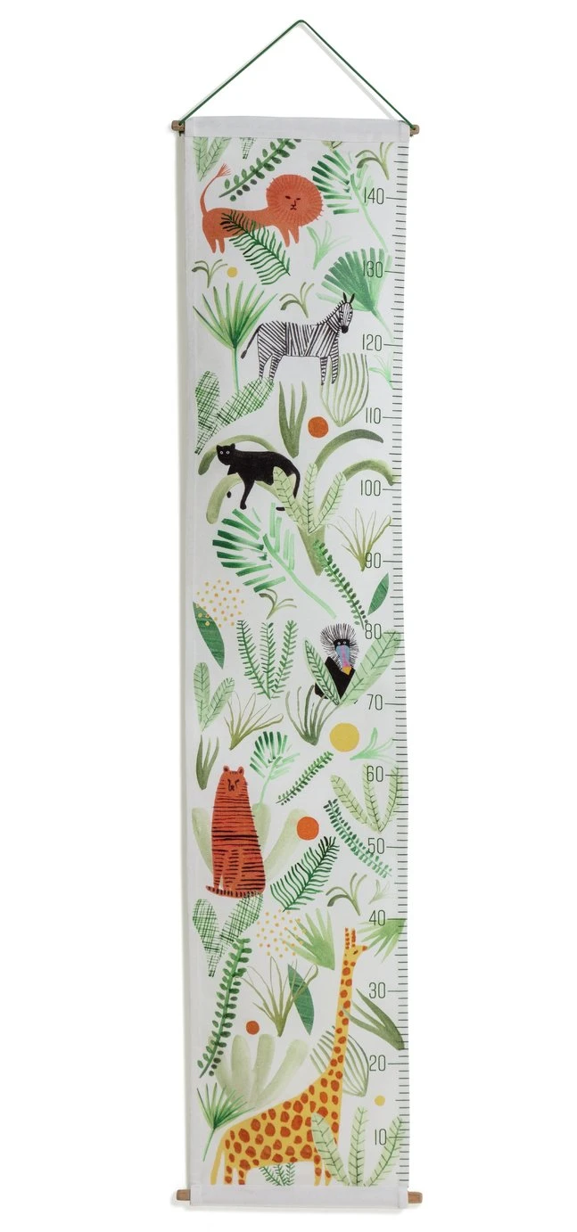 Habitat Kids Animal Print Growth Chart - Multicoloured 3 Habitat Kids Animal Print Growth Chart - Multicoloured
