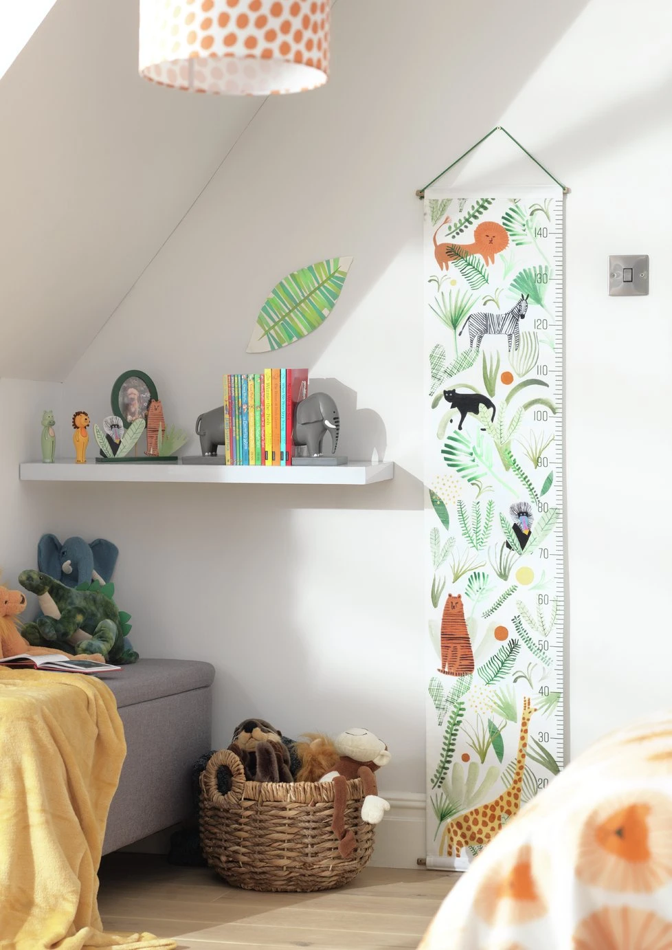 Habitat Kids Animal Print Growth Chart - Multicoloured 4 Habitat Kids Animal Print Growth Chart - Multicoloured - Image 2