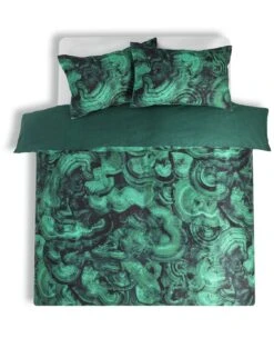 Habitat Cotton Malachite Print Green Bedding Set - Double 9 Habitat Cotton Malachite Print Green Bedding Set - Double -Bedding Promotion Store 2919993 R Z002A