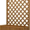 Lattice Wooden Garden Planter - Large -Bedding Promotion Store 2967017 R Z001A UC17570516