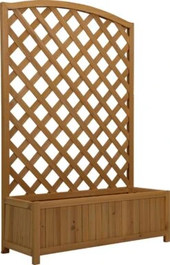 Lattice Wooden Garden Planter - Large -Bedding Promotion Store 2967017 R Z003A UC17570515