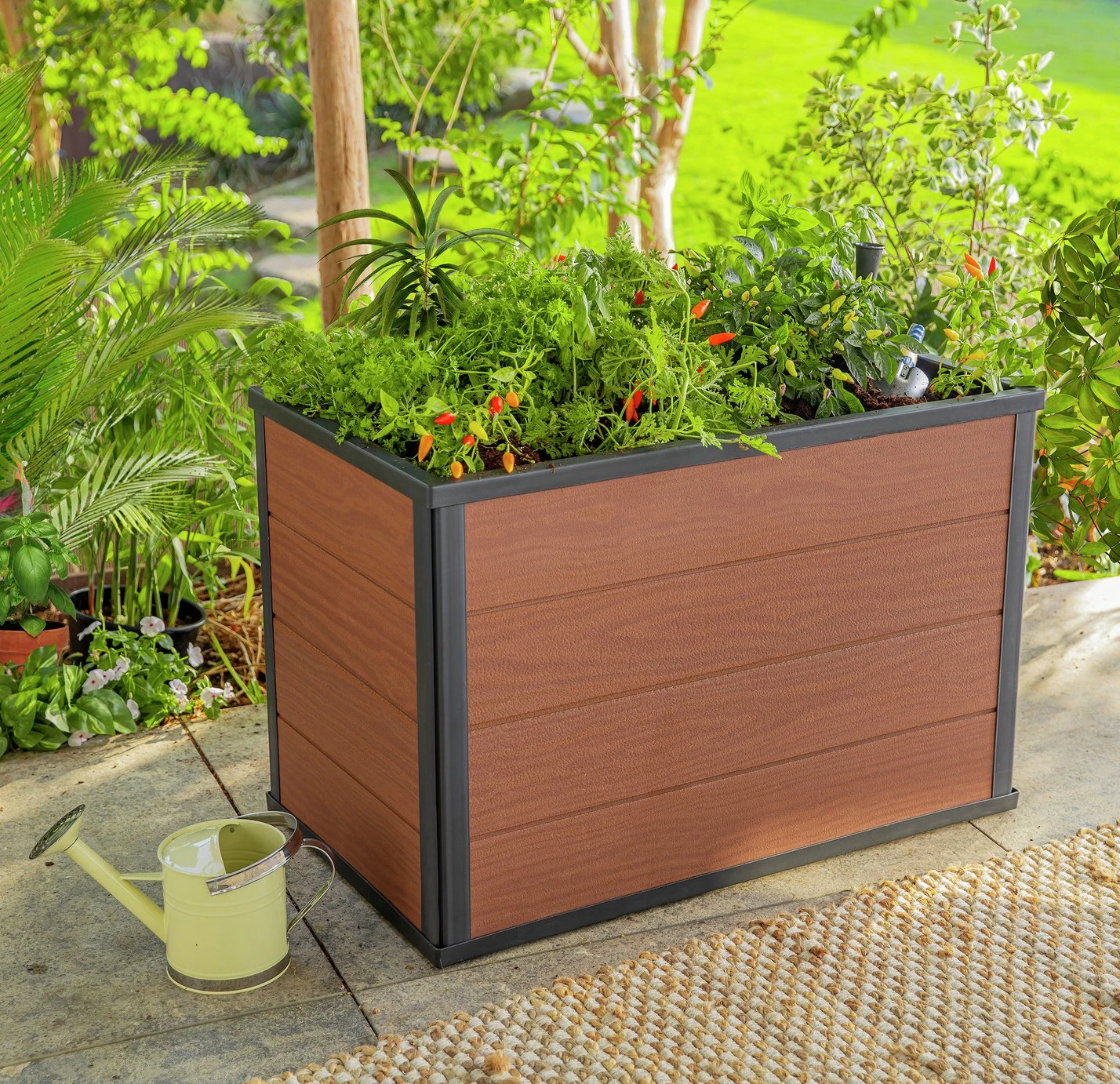 Keter Mobile Maple Urban Resin Garden Bed 4 Keter Mobile Maple Urban Resin Garden Bed - Image 2