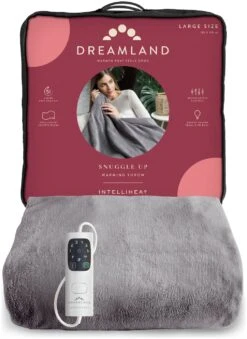 Dreamland Snuggle Up Heated Grey Throw - Large 17 Dreamland Snuggle Up Heated Grey Throw - Large -Bedding Promotion Store 2990606 R Z002A