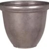 Terrastyle 45cm Plastic Metalic Silver Planter 2 Terrastyle 45cm Plastic Metalic Silver Planter -Bedding Promotion Store 2992336 R Z001A