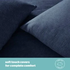 Silentnight Coverless 10.5Tog Navy Duvet &Pillowcase- Single -Bedding Promotion Store 3032257 R Z003A