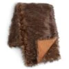 Habitat Faux Fur Throw - Brown - 125x150cm 2 Habitat Faux Fur Throw - Brown - 125x150cm -Bedding Promotion Store 3035591 R Z001A