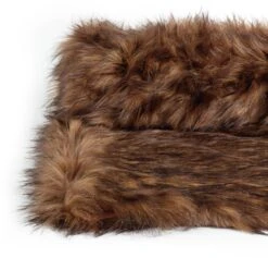 Habitat Faux Fur Throw - Brown - 125x150cm 11 Habitat Faux Fur Throw - Brown - 125x150cm -Bedding Promotion Store 3035591 R Z002A