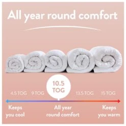 Slumberdown Silk Touch 10.5 Tog Duvet - Single -Bedding Promotion Store 3038701 R Z006A