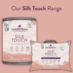 Slumberdown Silk Touch 10.5 Tog Duvet - Single -Bedding Promotion Store 3038701 R Z015A