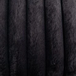 Habitat Ribbed Faux Fur Cushion - Charcoal - 50X50cm -Bedding Promotion Store 3064380 R B001