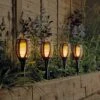 Garden By Sainsbury's Solar Dancing Flame Torch - 4 Pack 2 Garden By Sainsbury's Solar Dancing Flame Torch - 4 Pack -Bedding Promotion Store 3066113 R Z001A