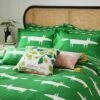Scion Cotton Mr Fox Mint Green Bedding Set - Single -Bedding Promotion Store 3069048 R Z001A